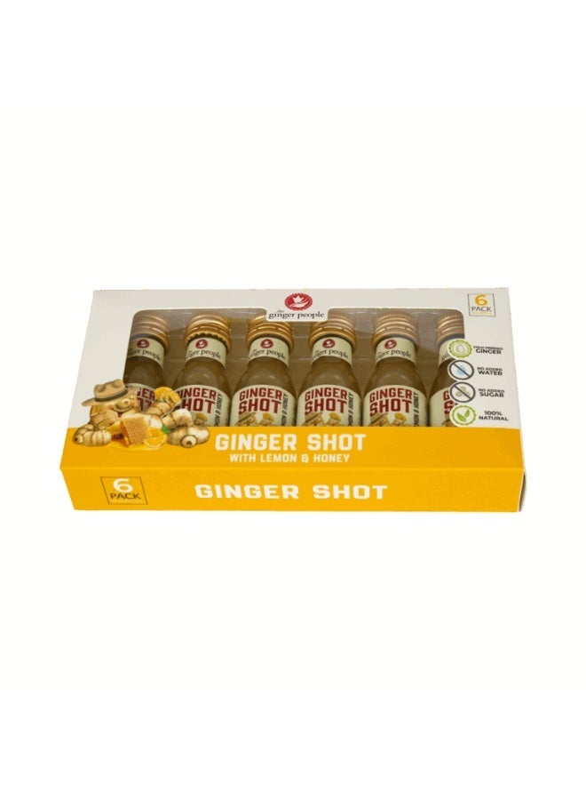 ذا جينجر بيبول شوت الزنجبيل مع الليمون والعسل عبوة من 6 قطع - Image 4